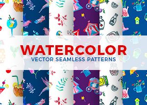 20-Free-Watercolor-Vector-Seamless-Patterns-For-2018