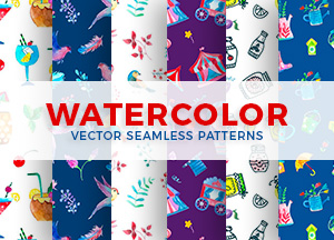 20-Free-Watercolor-Vector-Seamless-Patterns-For-2018