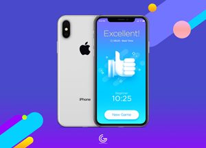 Free-Silver-iPhone-X-Mockup-For-Screens-Presentation-2018-300