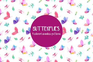 butterflies-watercolor-vector-free-pattern-4
