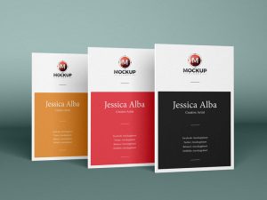 Free-Brand-Vertical-PSD-Business-Cards-Mockup-Design