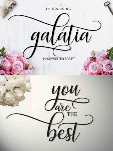 Galatia-Handwritten-Script