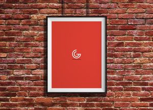 Free-Bricks-Wall-Hanging-Frame-Poster-Mockup-PSD-300