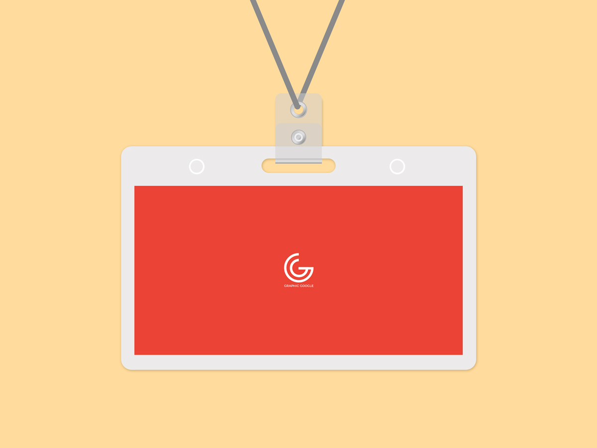 Download Free PSD Name Tag Badge Mockup Template - Graphic Google ...