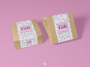 Free-Packaging-Craft-Paper-Gift-Box-Mockup-PSD-2018