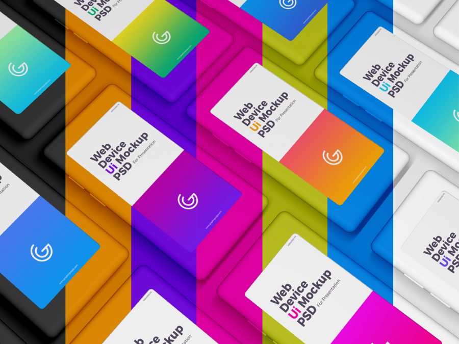 Free Web Device UI Mockup PSD For Presentation - Graphic Google - Tasty ...