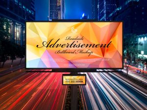 Free-Roadside-Outdoor-Advertisement-Hoarding-Billboard-Mockup-PSD-2019