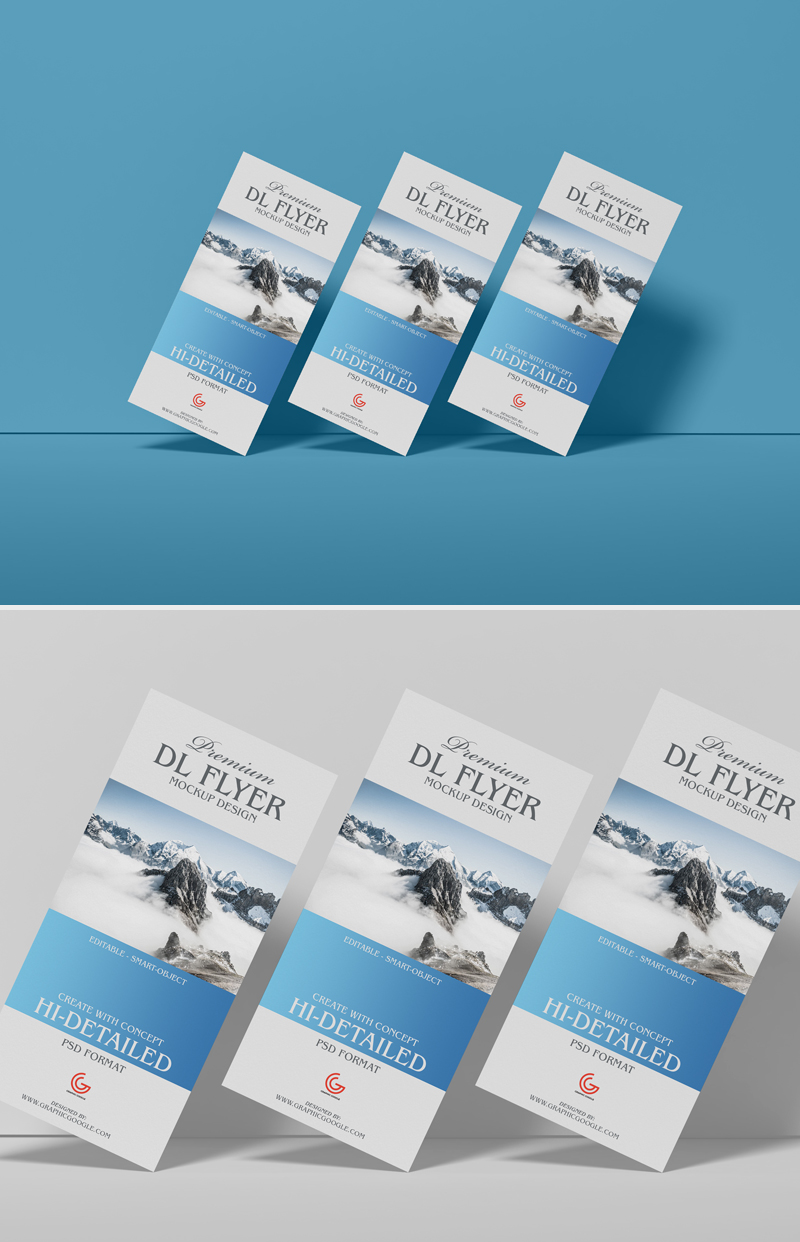 Download Free Brand Dl PSD Flyer Mockup Design 2019 - Graphic ...