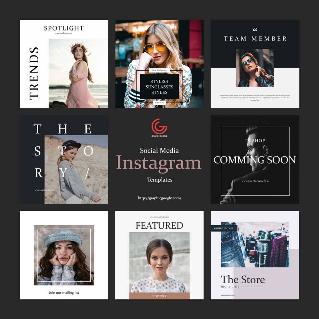 Free 8 Social Media Instagram Templates - Graphic Google - Tasty ...