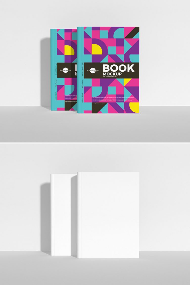 Free Cover Branding Book Mockup PSD - Graphic Google - Tasty Graphic ...