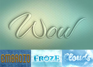 awesome photoshop text effects