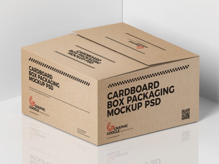 Free Cardboard Box Packaging Mockup PSD - Graphic Google - Tasty ...