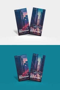 Free-Front-View-Stylish-DL-Brochure-Mockup