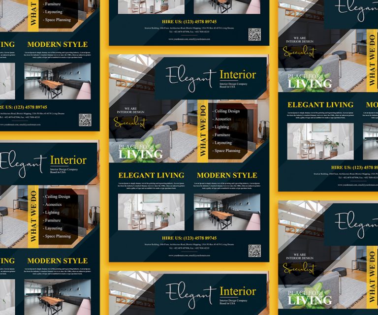 Free Modern Interior Flyer Design Template - Graphic Google - Tasty ...