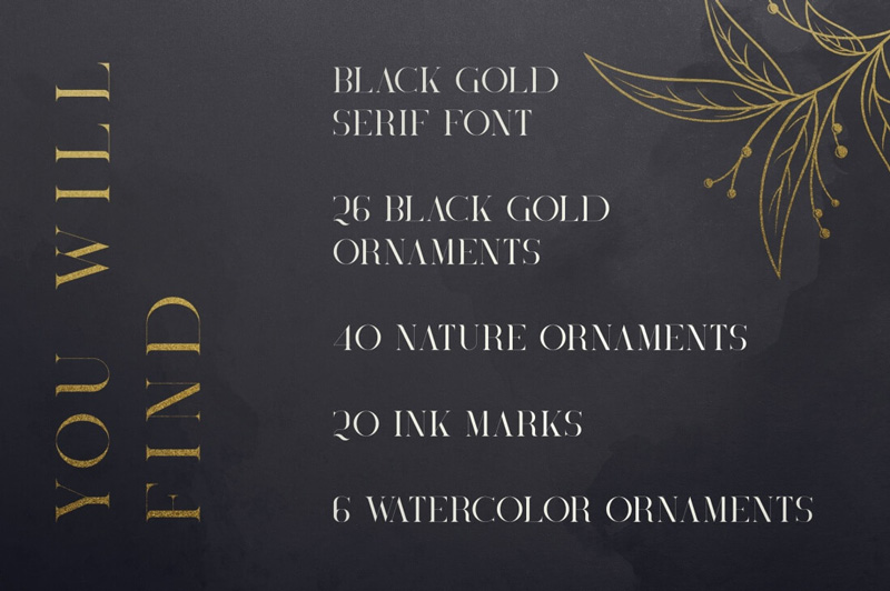 Black-Gold-Serif-Font-1