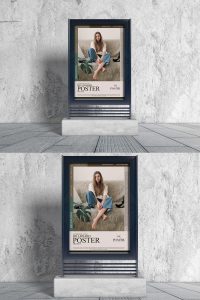 Free-Concrete-Environment-Stand-Poster-Mockup