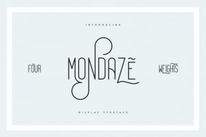 Mondaze-Display-Typeface