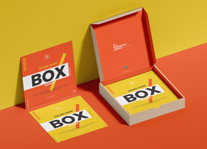 Free-Square-Cards-With-Box-Mockup-300