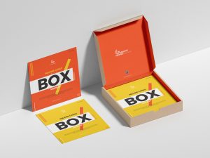 Free-Square-Cards-With-Box-Mockup-600
