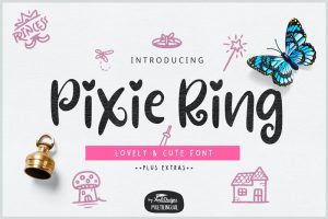 Pixie-Ring-Lovely-And-Cute-Font