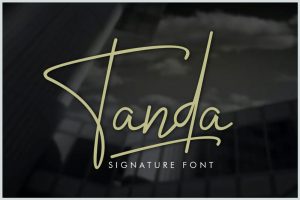 Tanda-Handmade-Style-Signature-Font