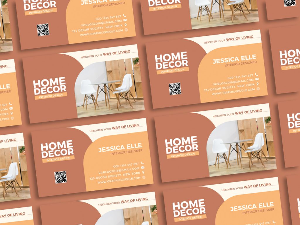 Free Interior Business Card Design Template of 2020 - Graphic Google ...