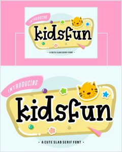 kidsfun-Modern-Cute-Slab-Serif-Font