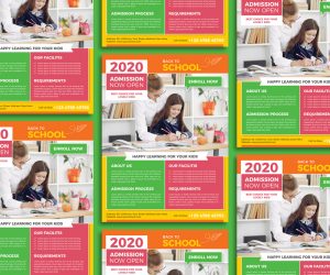 Free-Admission-Back-To-School-Flyer-Design-Template-2020-600