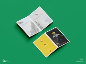 Free A4 Bi-Fold Brochure Mockup PSD - Graphic Google - Tasty Graphic ...