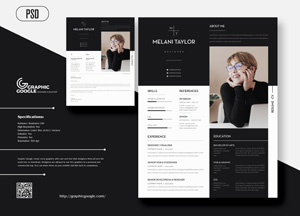 Free-Creative-Modern-CV-Resume-With-Cover-Letter-For-Designers-300