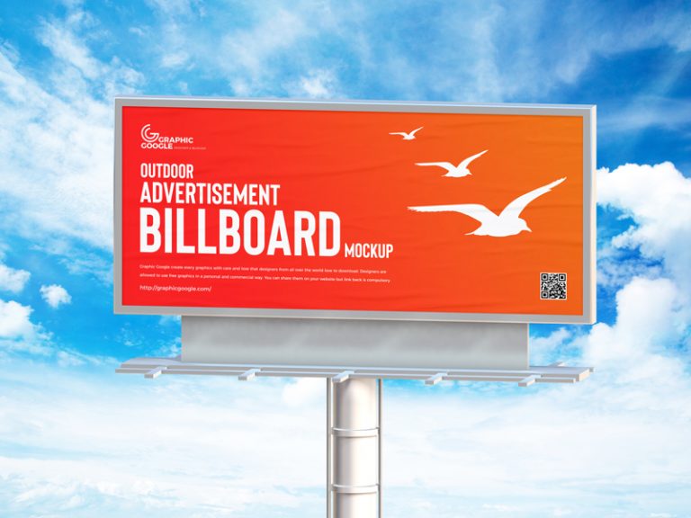 Download Free Outdoor Advertisement Billboard Mockup PSD - Graphic Google - Tasty Graphic Designs ...