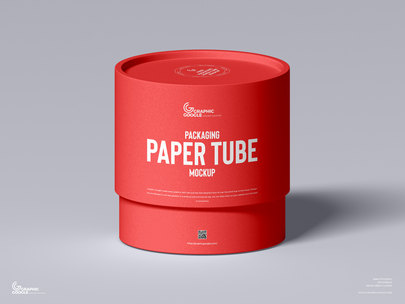Download Free PSD Packaging Paper Tube Mockup - Graphic Google - Tasty Graphic Designs CollectionGraphic ...
