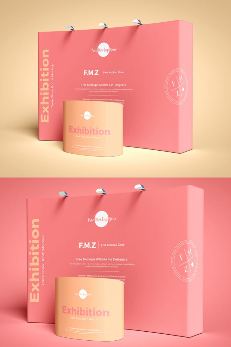 Free Expo Display Booth Banner Mockup Graphic Google