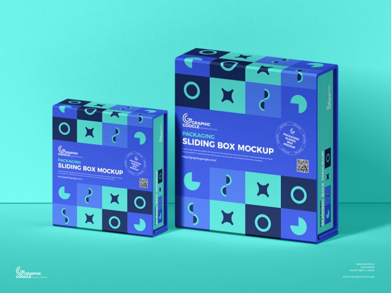 Free Packaging Sliding Box Mockup - Graphic Google - Tasty Graphic ...