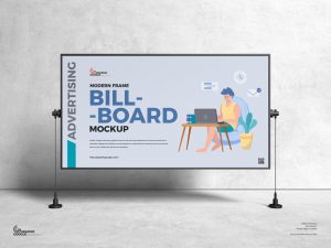 Free-Modern-Frame-Advertising-Billboard-Mockup