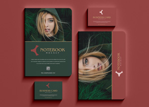 Free-Notebook-With-Business-Card-Mockup-300