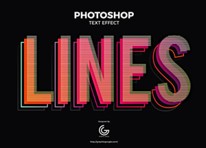 Free-Lines-Photoshop-Text-Effect-300