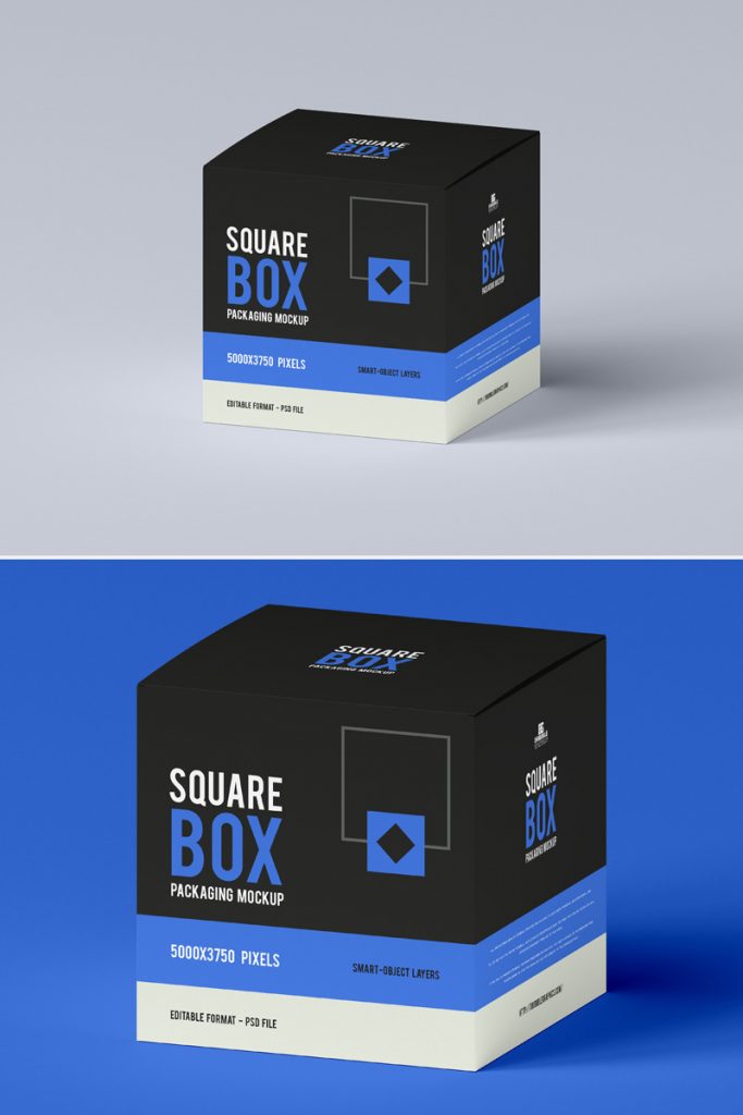 Free Modern Box Packaging Mockup - Graphic Google - Tasty Graphic ...