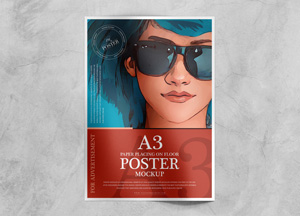 Free-A3-Paper-on-Floor-Poster-Mockup-300