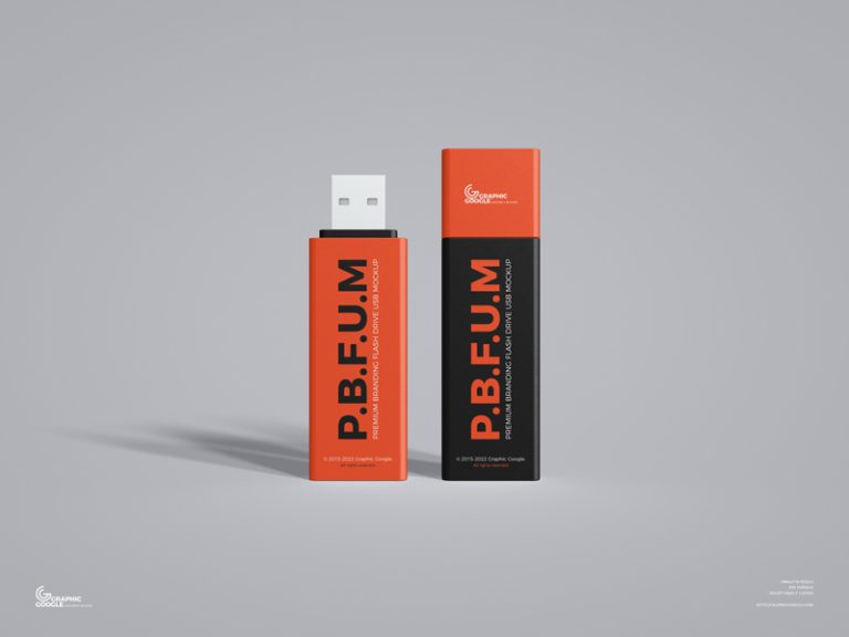 Free Premium Branding Flash Drive USB Mockup - Graphic Google - Tasty ...