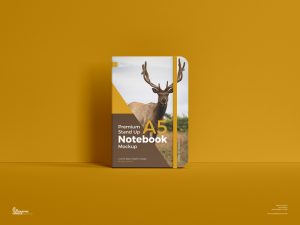 Free-Premium-Stand-Up-A5-Notebook-Mockup-600