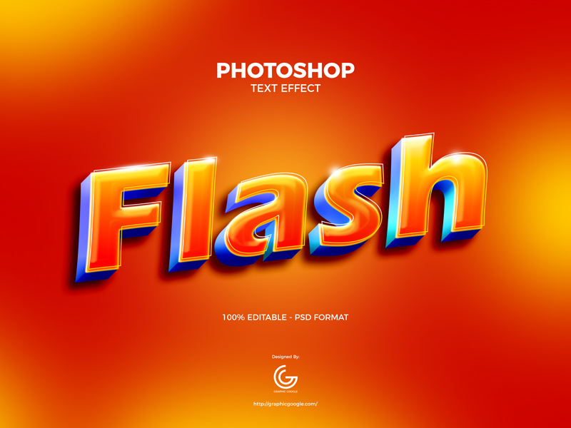 Free-Flare-Photoshop-Text-Effect-600