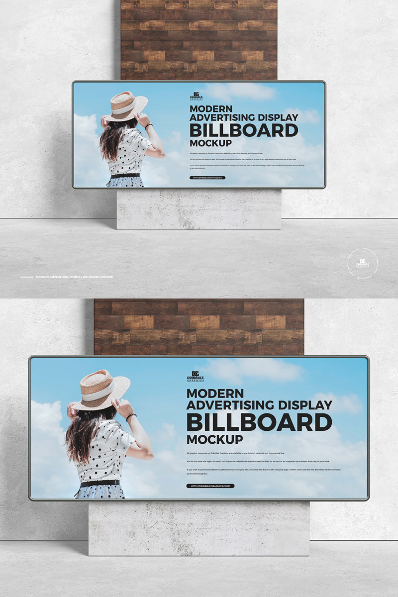 Free-Display-Billboard-Mockup