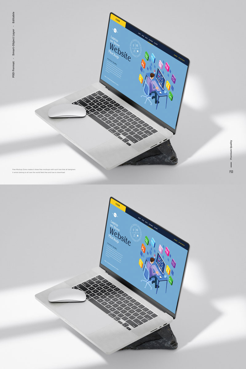 Free-Laptop-on-Stone-Website-Mockup-PSD