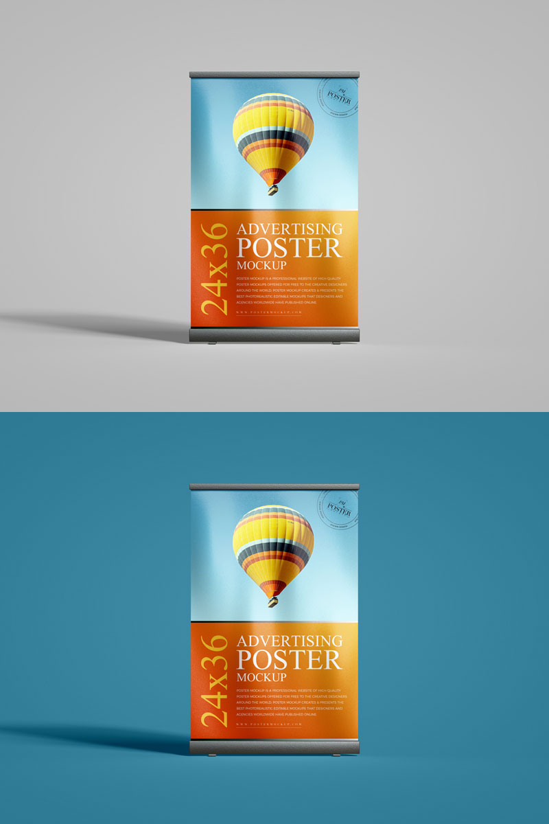 Free-Premium-24×36-Advertising-Display-Poster-Mockup-PSD