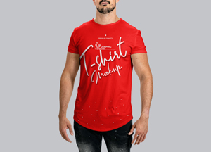 Free-Premium-Man-Wearing-T-Shirt-Mockup-300