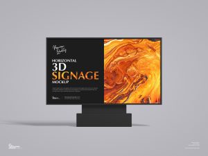 Free-Premium-Horizontal-3D-Signage-Mockup