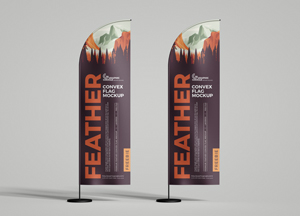 Free-Premium-Feather-Convex-Flag-Mockup-300