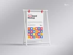 Free-Premium-Signboard-Mockup
