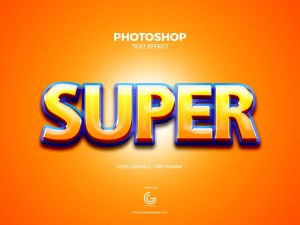 Free-Super-Photoshop-Text-Effect-300